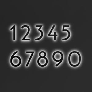 #NL-313 Backlit   (Black / Gold)